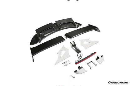 Carbonado 2019-2023 Porsche 911 992 Carrera S 4 4S TA Style Autoclave Carbon Fiber Trunk Spoiler Wing