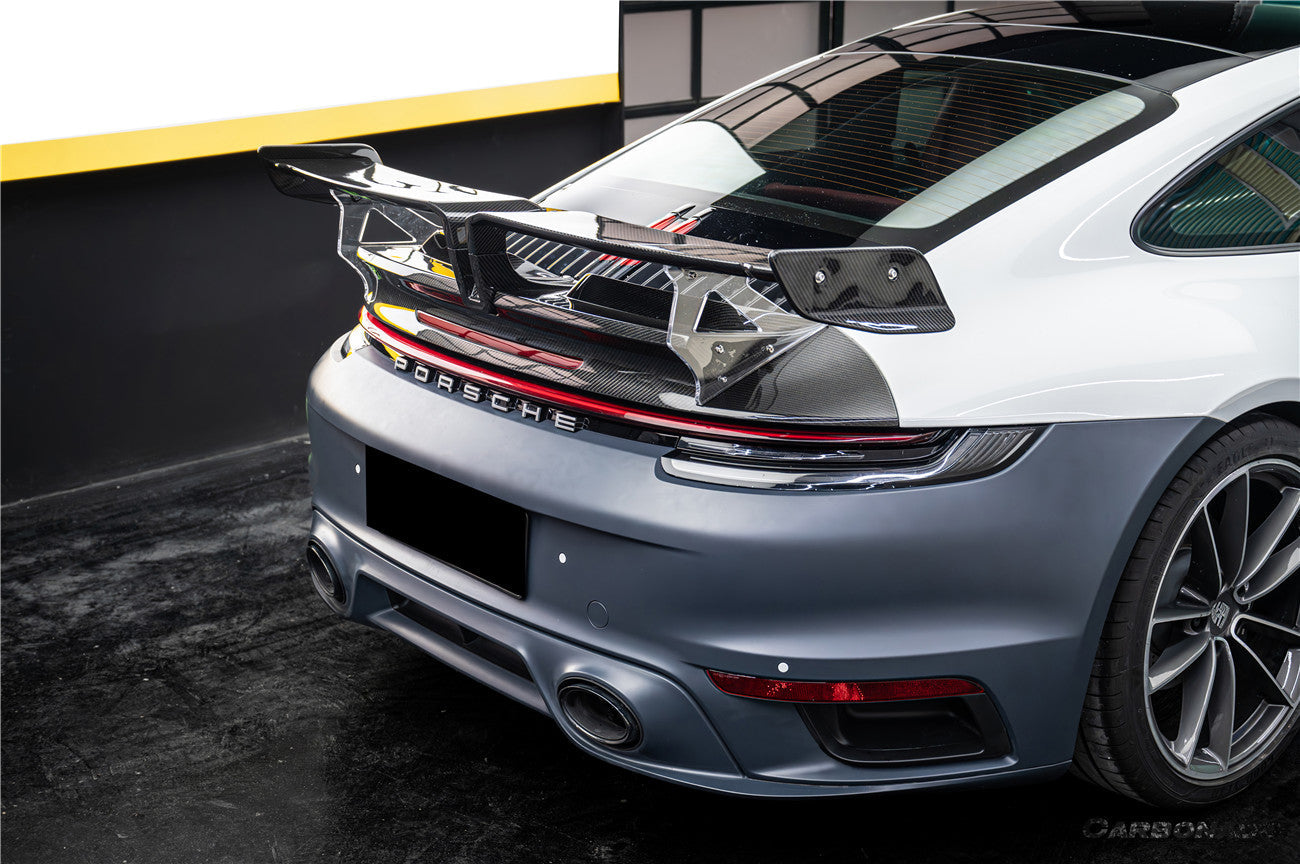 Carbonado 2019-2023 Porsche 911 992 Carrera S 4 4S TA Style Autoclave Carbon Fiber Trunk Spoiler Wing