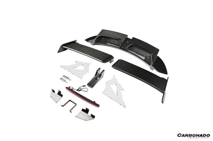 Carbonado 2019-2023 Porsche 911 992 Carrera S 4 4S TA Style Autoclave Carbon Fiber Trunk Spoiler Wing