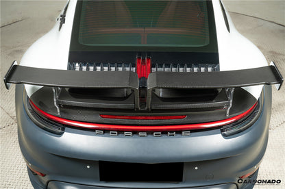 Carbonado 2019-2023 Porsche 911 992 Carrera S 4 4S TA Style Autoclave Carbon Fiber Trunk Spoiler Wing