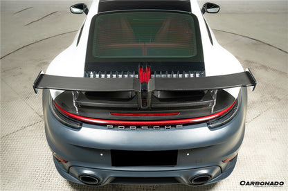 Carbonado 2019-2023 Porsche 911 992 Carrera S 4 4S TA Style Autoclave Carbon Fiber Trunk Spoiler Wing