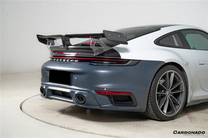 Carbonado 2019-2023 Porsche 911 992 Carrera S 4 4S TA Style Autoclave Carbon Fiber Trunk Spoiler Wing