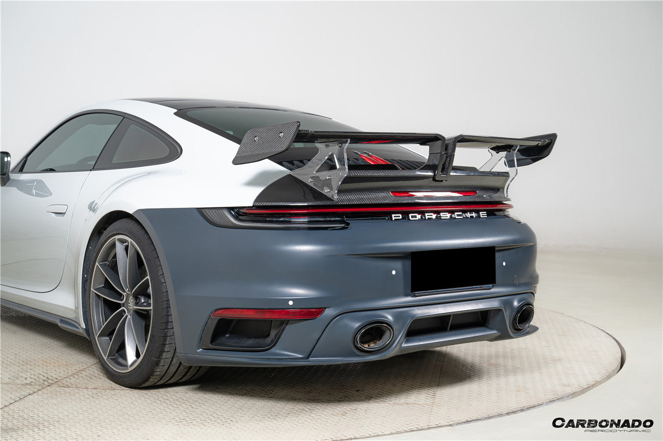 Carbonado 2019-2023 Porsche 911 992 Carrera S 4 4S TA Style Autoclave Carbon Fiber Trunk Spoiler Wing