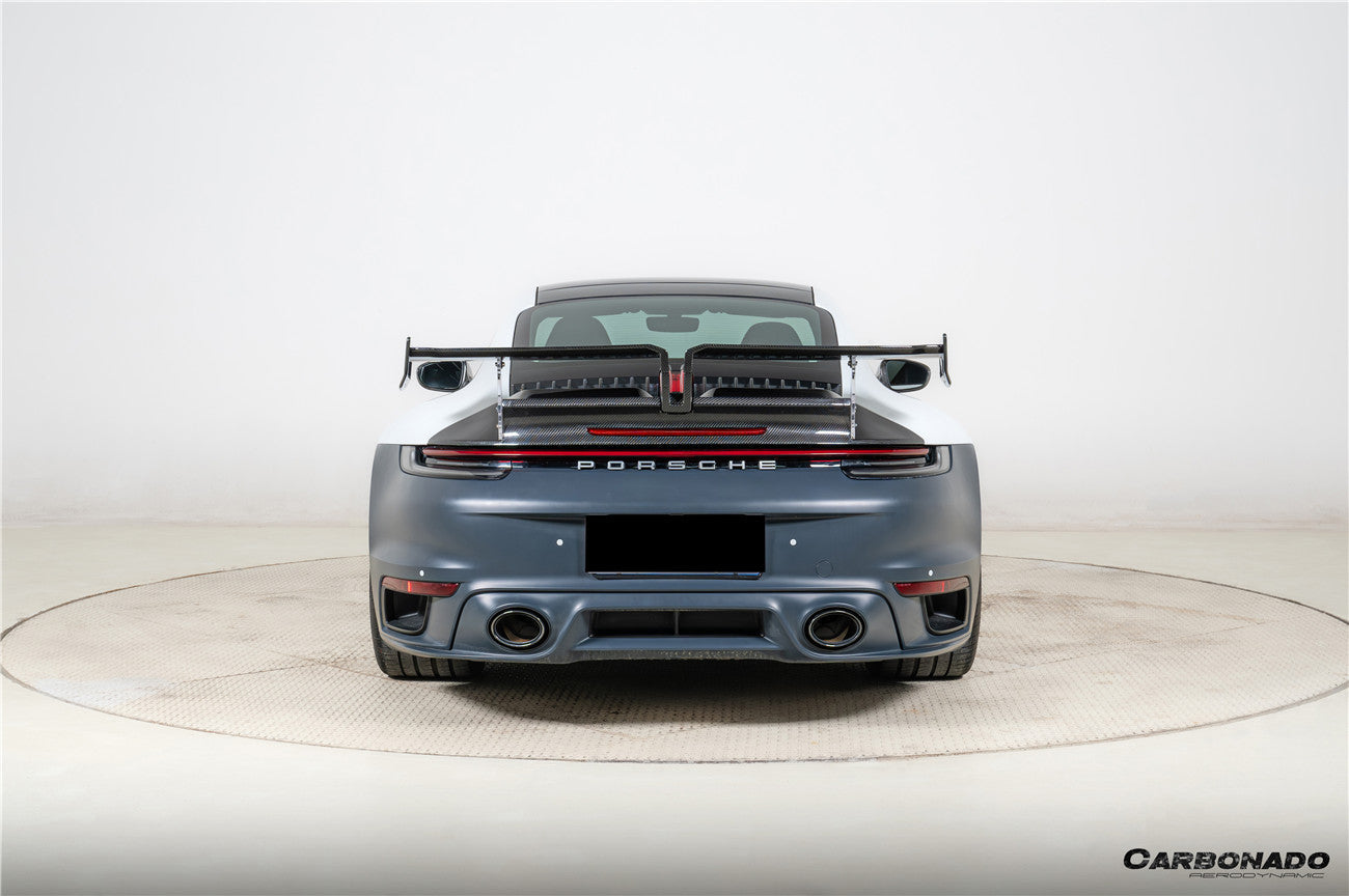 Carbonado 2019-2023 Porsche 911 992 Carrera S 4 4S TA Style Autoclave Carbon Fiber Trunk Spoiler Wing