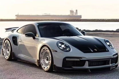 Carbonado 2020-2024 Porsche 911 992.1 Turbo S And Turbo S Cabriolet 9D Style Autoclave Carbon Fiber Side Skirts