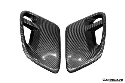 Carbonado 2020-2024 Porsche 911 992.1 Turbo S And Turbo S Cabriolet 9D Style Autoclave Carbon Fiber Quarter Panel Side Scoops