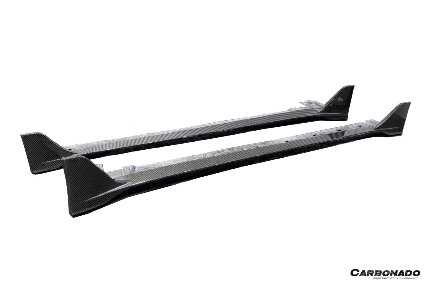 Carbonado 2020-2024 Porsche 911 992.1 Turbo S And Turbo S Cabriolet 9D Style Autoclave Carbon Fiber Side Skirts