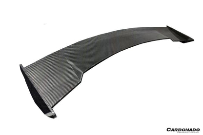 Alerón de maletero de fibra de carbono estilo autoclave para Porsche 911 992.1 Turbo S y Turbo S Cabriolet 9D (2020-2024)