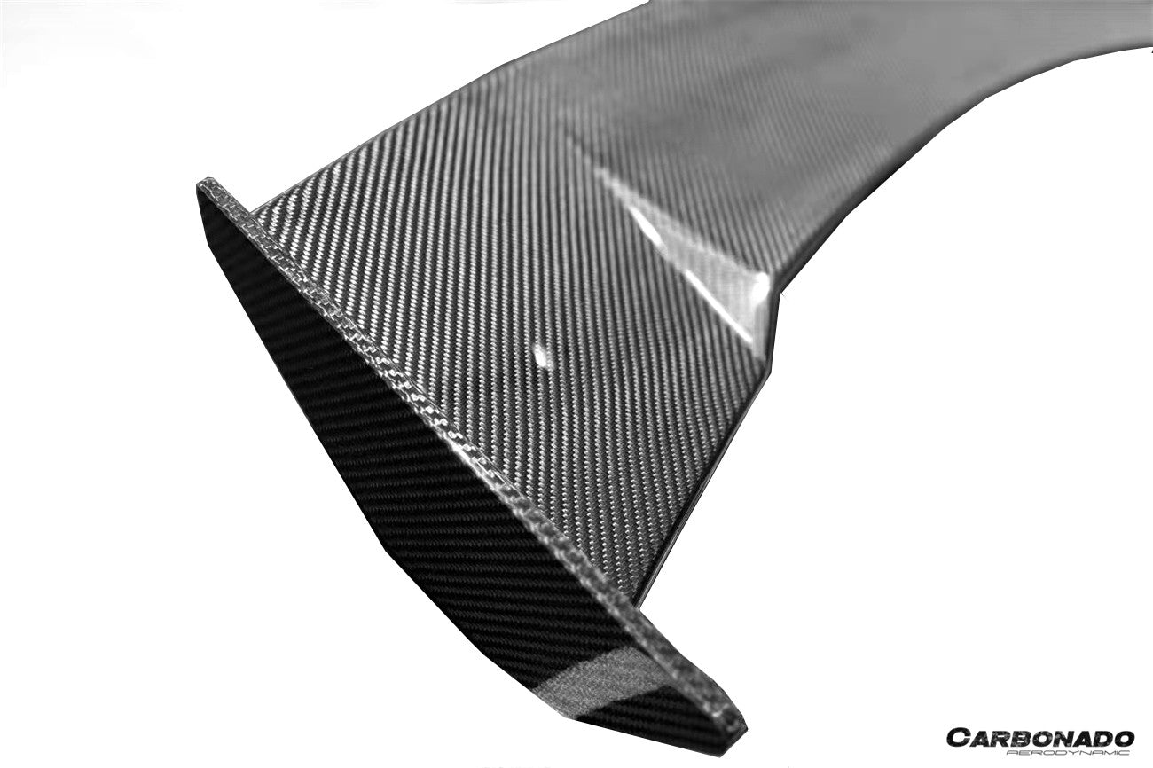 Alerón de maletero de fibra de carbono estilo autoclave para Porsche 911 992.1 Turbo S y Turbo S Cabriolet 9D (2020-2024)