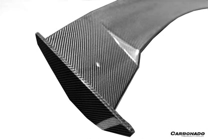 Alerón de maletero de fibra de carbono estilo autoclave para Porsche 911 992.1 Turbo S y Turbo S Cabriolet 9D (2020-2024)