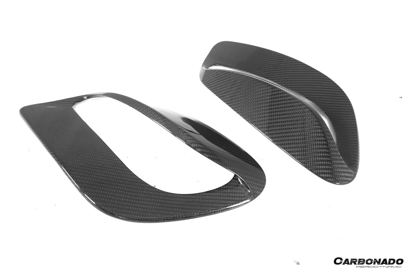 Carbonado 2020-2023 Porsche 911 992 TurboS TA Style DRY Carbon Fiber Quarter Panel Side Scoops