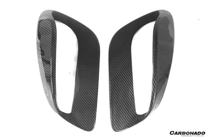 Carbonado 2020-2023 Porsche 911 992 TurboS TA Style DRY Carbon Fiber Quarter Panel Side Scoops