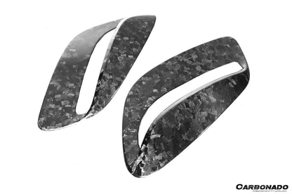 Carbonado 2020-2023 Porsche 911 992 TurboS TA Style DRY Carbon Fiber Quarter Panel Side Scoops