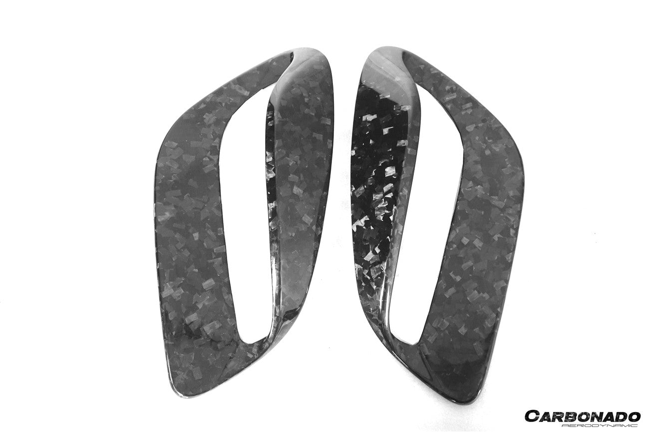 Carbonado 2020-2023 Porsche 911 992 TurboS TA Style DRY Carbon Fiber Quarter Panel Side Scoops