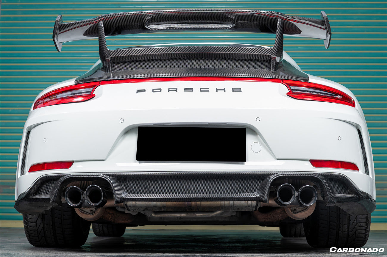 Carbonado Aero 2013-2019 Porsche Carrera 911 991.2 Autoclave Carbon Fiber Trunk Spoiler Wing Carbonado (GT3) Fits: 4, S, 4S, GTS, 4 GTS