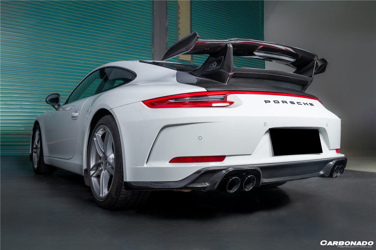 Carbonado Aero 2013-2019 Porsche Carrera 911 991.2 Autoclave Carbon Fiber Trunk Spoiler Wing Carbonado (GT3) Fits: 4, S, 4S, GTS, 4 GTS