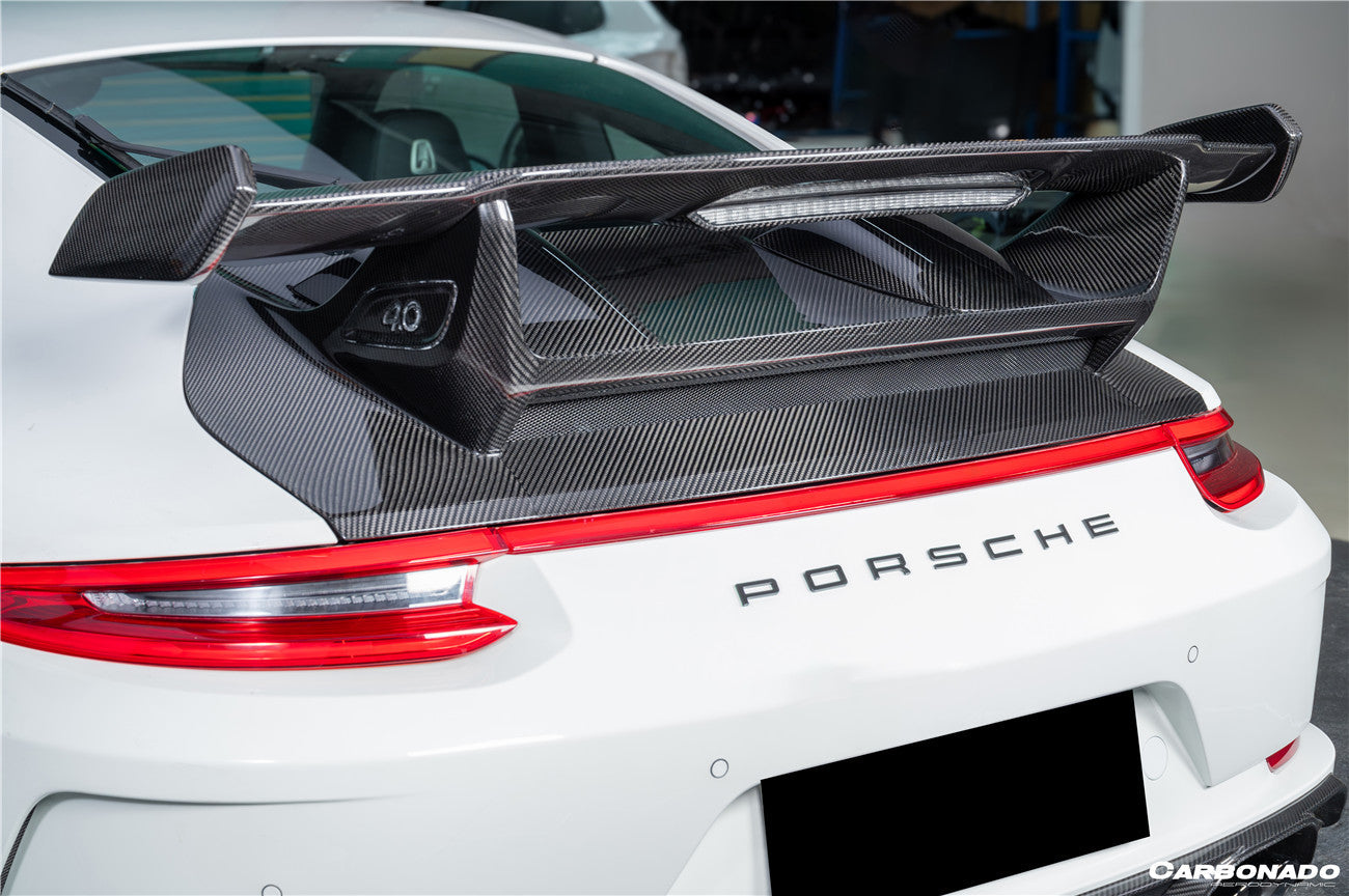 Carbonado Aero 2013-2019 Porsche Carrera 911 991.2 Autoclave Carbon Fiber Trunk Spoiler Wing Carbonado (GT3) Fits: 4, S, 4S, GTS, 4 GTS
