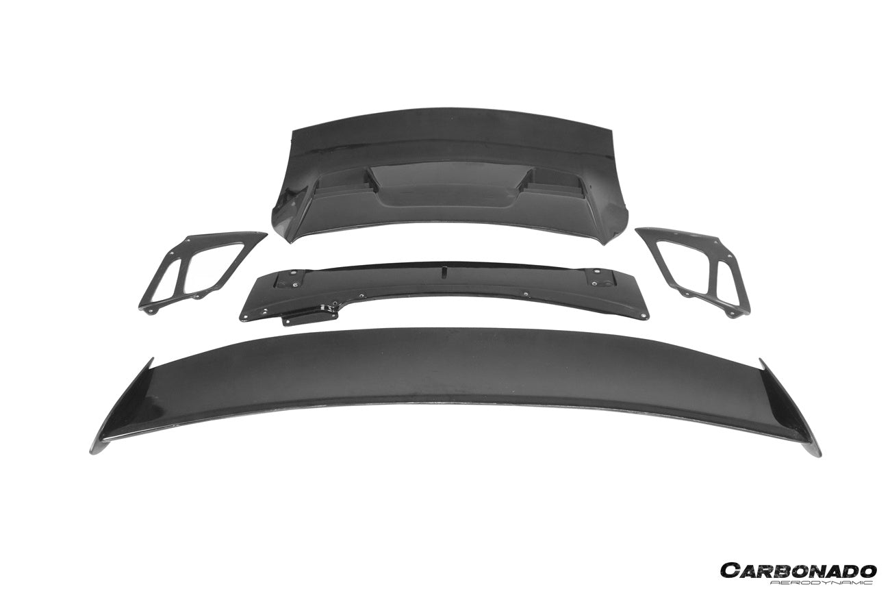 Alerón de maletero estilo Porsche 911 991.1 Carrera S 4S GT3RS Carbonado 2012-2015