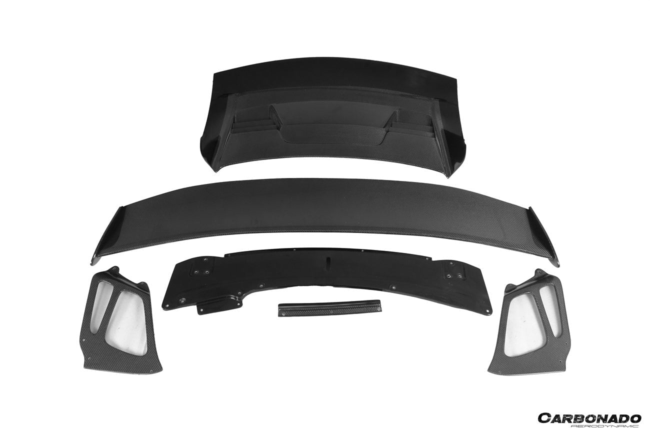 Alerón de maletero estilo Porsche 911 991.1 Carrera S 4S GT3RS Carbonado 2012-2015