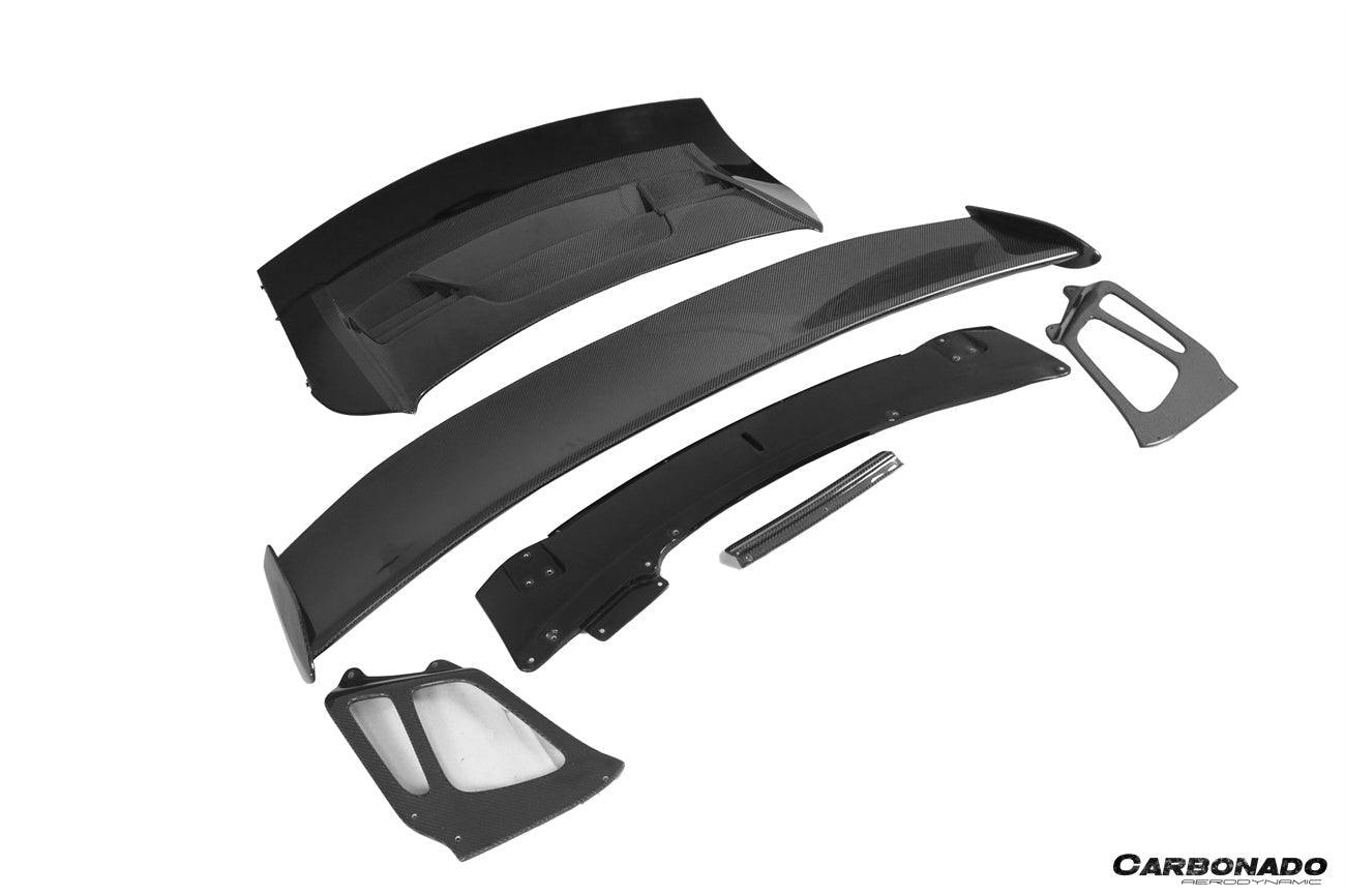 Alerón de maletero estilo Porsche 911 991.1 Carrera S 4S GT3RS Carbonado 2012-2015