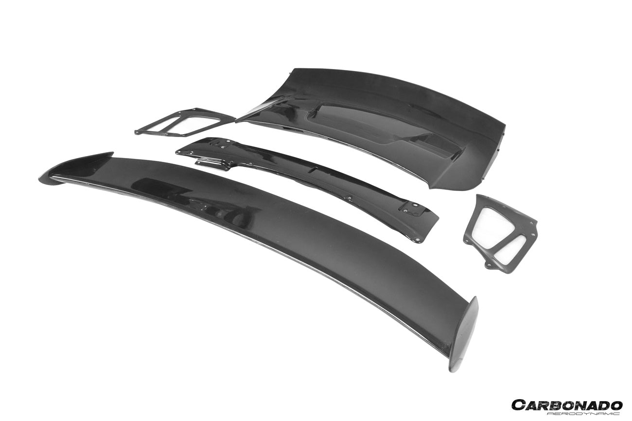Alerón de maletero estilo Porsche 911 991.1 Carrera S 4S GT3RS Carbonado 2012-2015