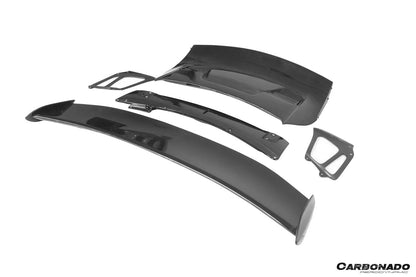 Alerón de maletero estilo Porsche 911 991.1 Carrera S 4S GT3RS Carbonado 2012-2015