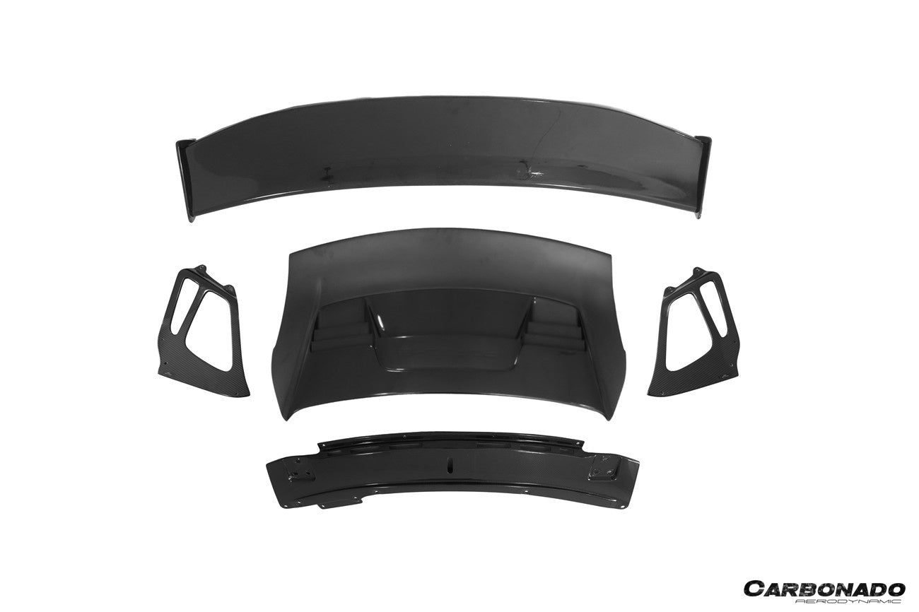 Alerón de maletero estilo Porsche 911 991.1 Carrera S 4S GT3RS Carbonado 2012-2015
