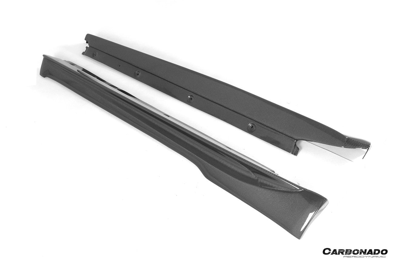 Carbonado 2005-2012 Porsche Cayman Boxster 987 TA Style Side Skirts