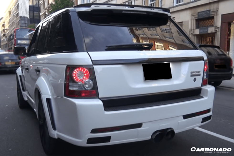 Carbonado 2010-2012 Land Rover Range Rover Sport M Style Mid-Exhaust Rear Lip