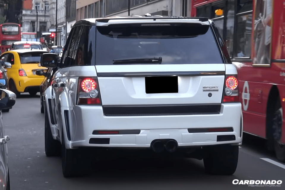 Carbonado 2010-2012 Land Rover Range Rover Sport M Style Mid-Exhaust Rear Lip