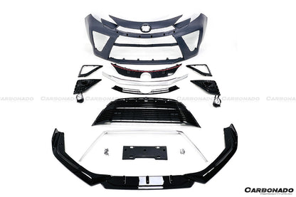 Carbonado 2021-UP Toyota GR SIENNA CA-II Style PP Material Front Bumper With light