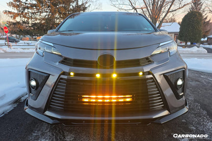 Carbonado 2021-UP Toyota GR SIENNA CA-II Style PP Material Front Bumper With light