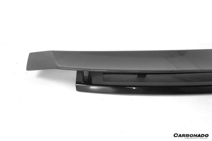 Carbonado 2016-2025 Audi R8 GEN2 Coupe ONLY GT Style Carbon Fiber Trunk Wing with Base