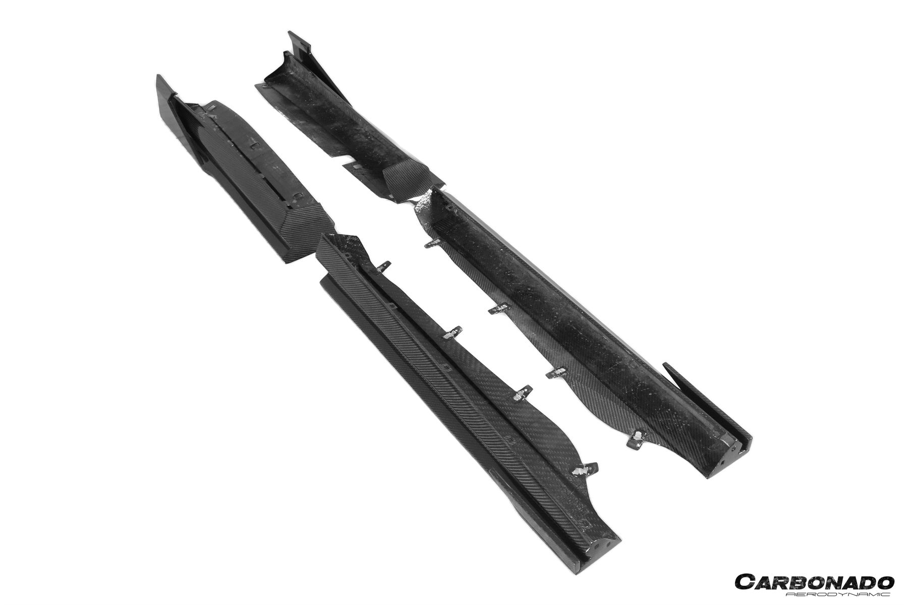Carbonado 2020-2023 McLaren GT WP Style DRY Carbon Fiber Side Skirts