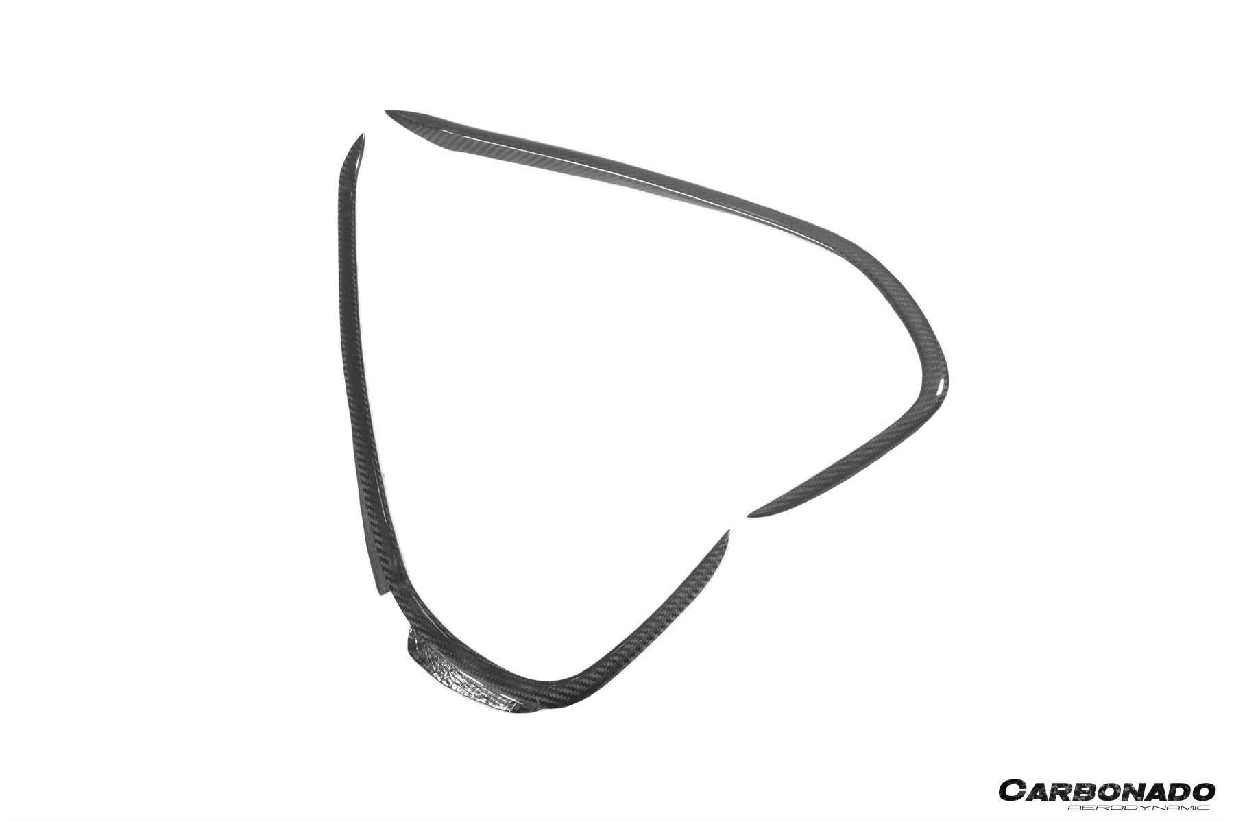 Carbonado 2020-2023 McLaren GT WP Style DRY Carbon Fiber Side Air Intake Blades