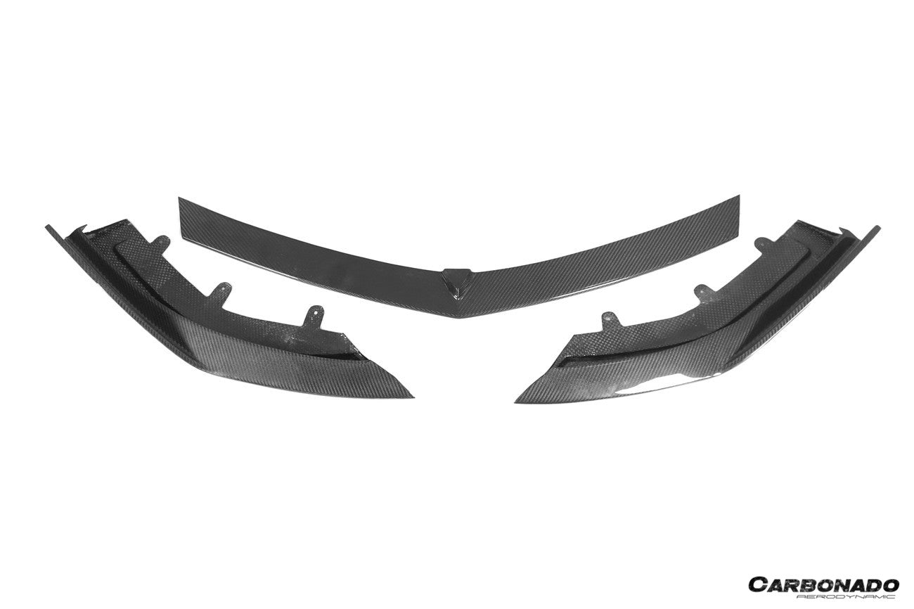 Carbonado 2020-2023 McLaren GT WP Style DRY Carbon Fiber Front Lip