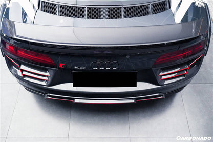 Carbonado 2016-2025 Audi R8 GEN2 Coupe ONLY GT Style Carbon Fiber Trunk Wing with Base