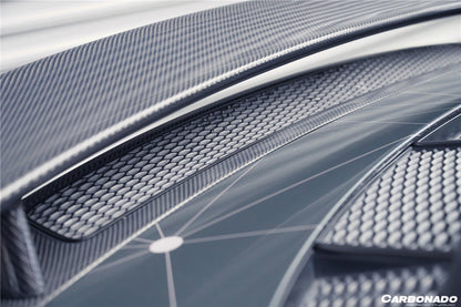 Carbonado 2016-2025 Audi R8 GEN2 Coupe ONLY GT Style Carbon Fiber Trunk Wing with Base