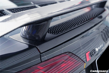 Carbonado 2016-2025 Audi R8 GEN2 Coupe ONLY GT Style Carbon Fiber Trunk Wing with Base