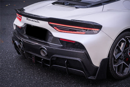 Alerón de maletero de fibra de carbono seco estilo Maserati MC20 MSY Carbonado 2020-2024