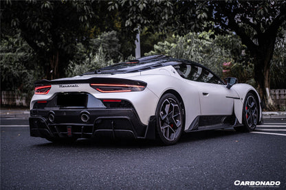 Alerón de maletero de fibra de carbono seco estilo Maserati MC20 MSY Carbonado 2020-2024
