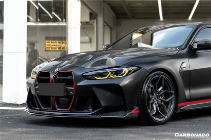 Carbonado 2021-UP BMW M3 G80 G81 M4 G82   G83 CSL Style Dry Carbon Fiber Fornt Lip