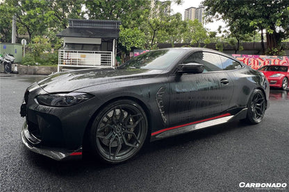 Carbonado 2021-UP BMW M3 G80 G81 M4 G82   G83 CSL Style Dry Carbon Fiber Fornt Lip