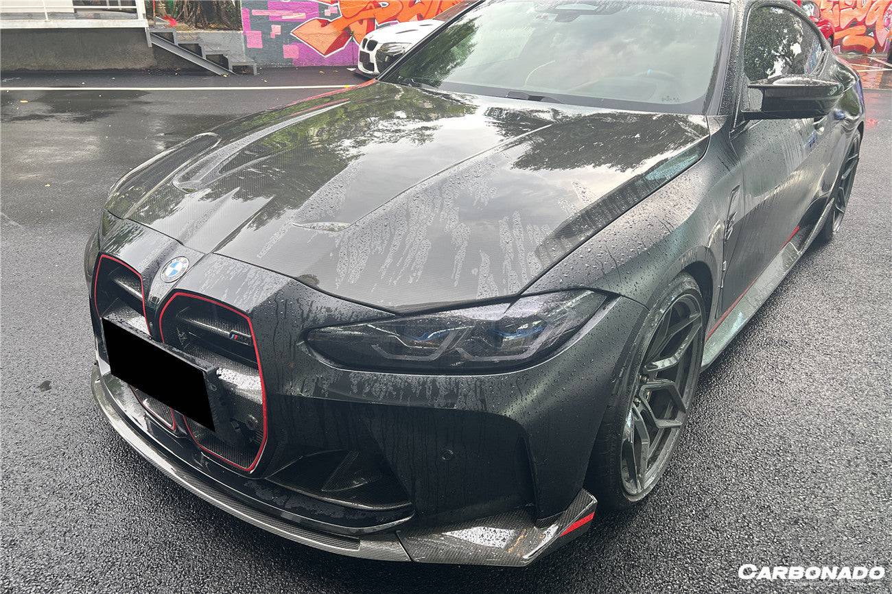 Carbonado 2021-UP BMW M3 G80 G81 M4 G82   G83 CSL Style Dry Carbon Fiber Fornt Lip