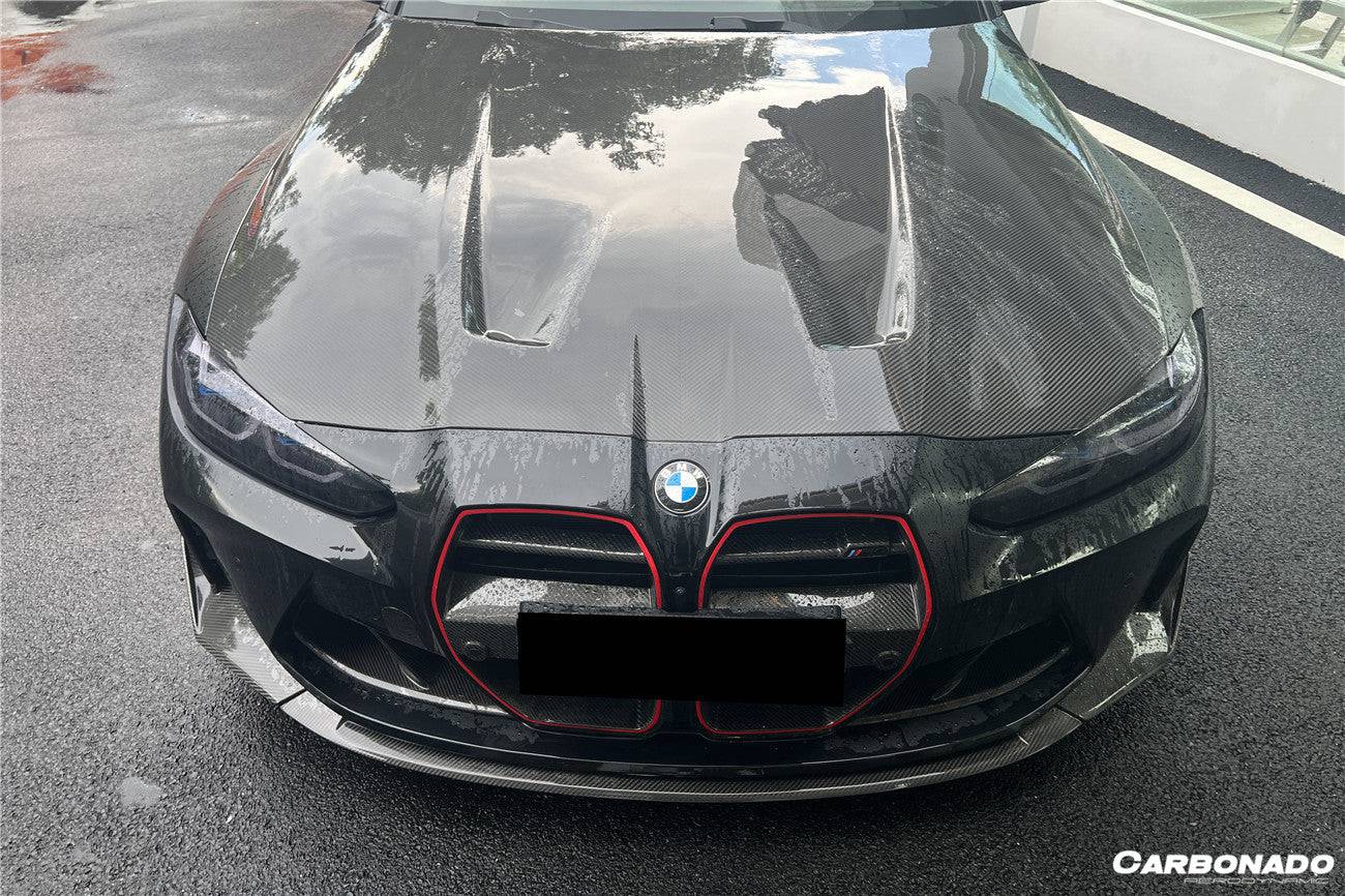 Carbonado 2021-UP BMW M3 G80 G81 M4 G82   G83 CSL Style Dry Carbon Fiber Fornt Lip