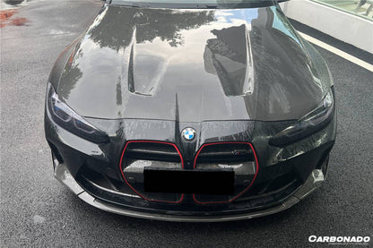 Carbonado 2021-UP BMW M3 G80 G81 M4 G82   G83 CSL Style Dry Carbon Fiber Fornt Lip
