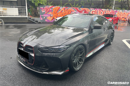 Carbonado 2021-UP BMW M3 G80 G81 M4 G82   G83 CSL Style Dry Carbon Fiber Fornt Lip