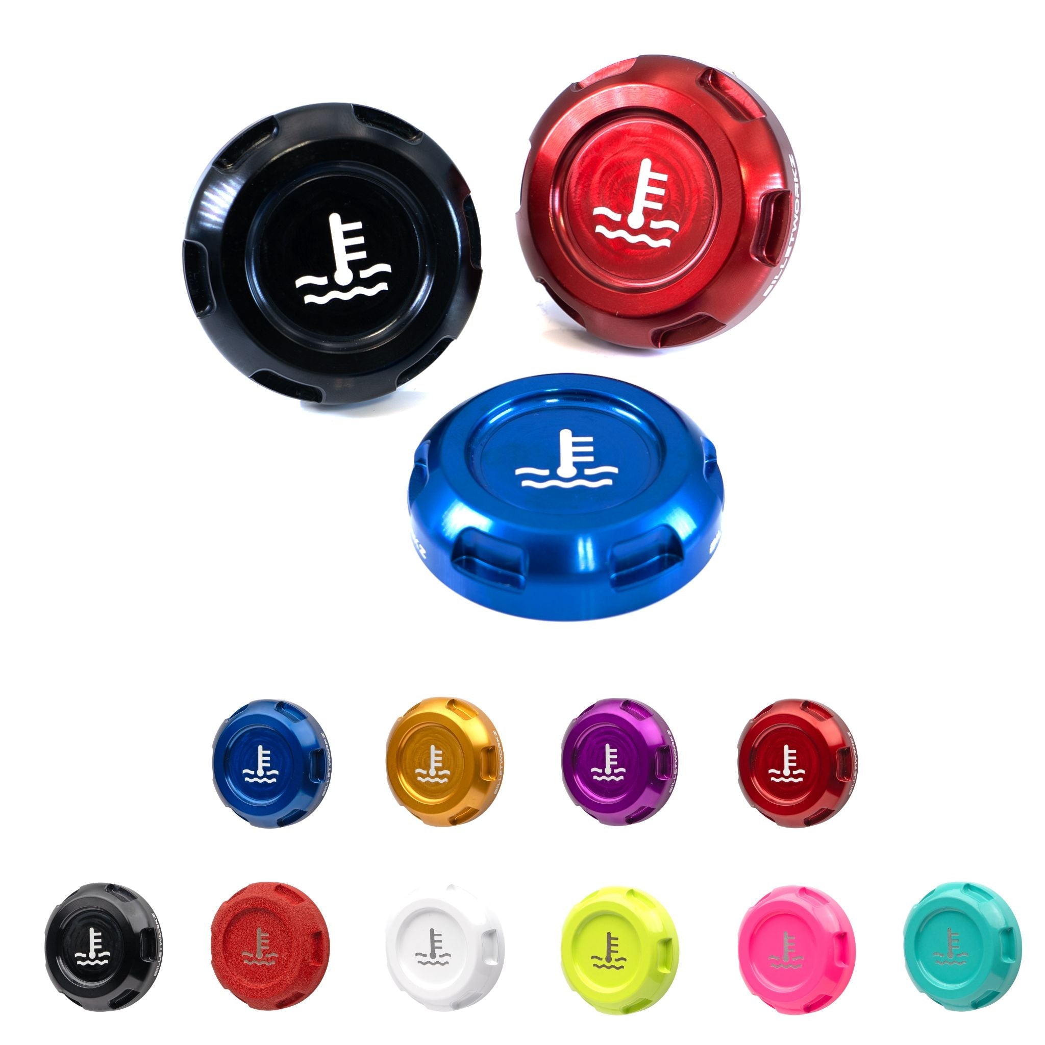 Billetworkz Coolant Reservoir Cap - Multiple Subaru Fitments