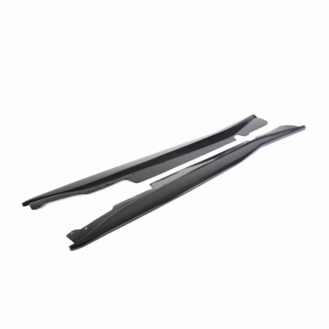 Extensiones de balancines laterales/faldones laterales de fibra de carbono APR (Chevrolet Corvette C7 2014-19)