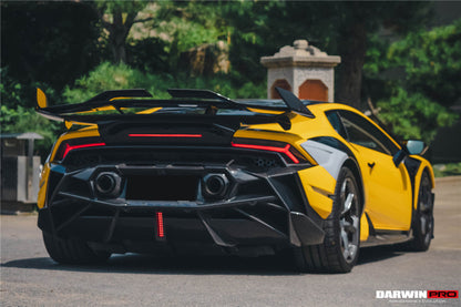 Parachoques trasero DarwinPRO estilo BKSSII para Lamborghini Huracan LP610 y LP580 (2015-2019)